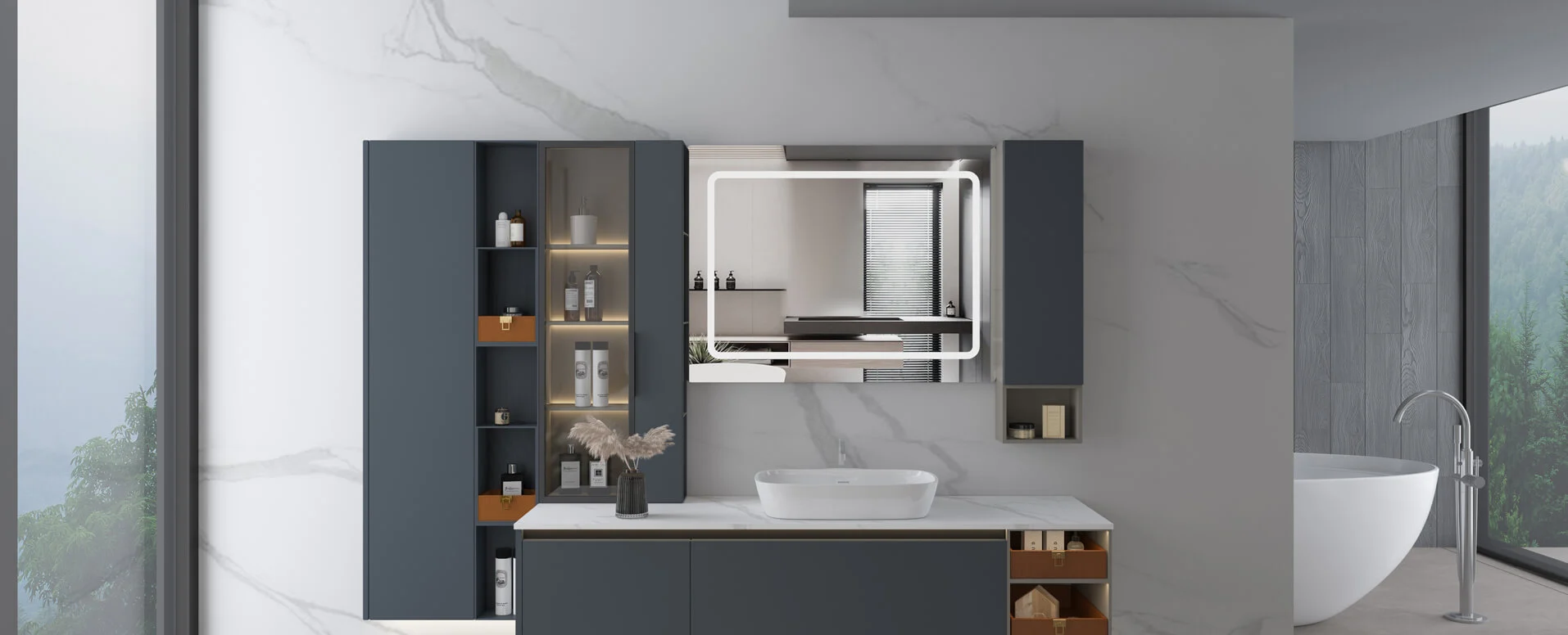 Quel matériau est le meilleur pour les armoires de salle de bains modernes?