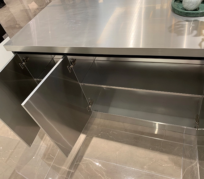 stainless cabinet