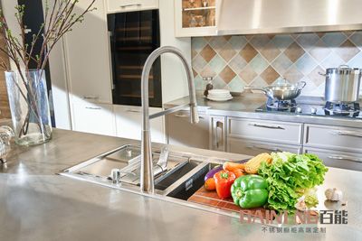 stainless steel kitchen cabinet countertop