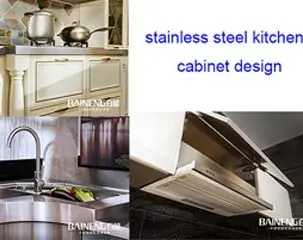 Comment concevez-vous les armoires de cuisine en acier inoxydable plus pratiques